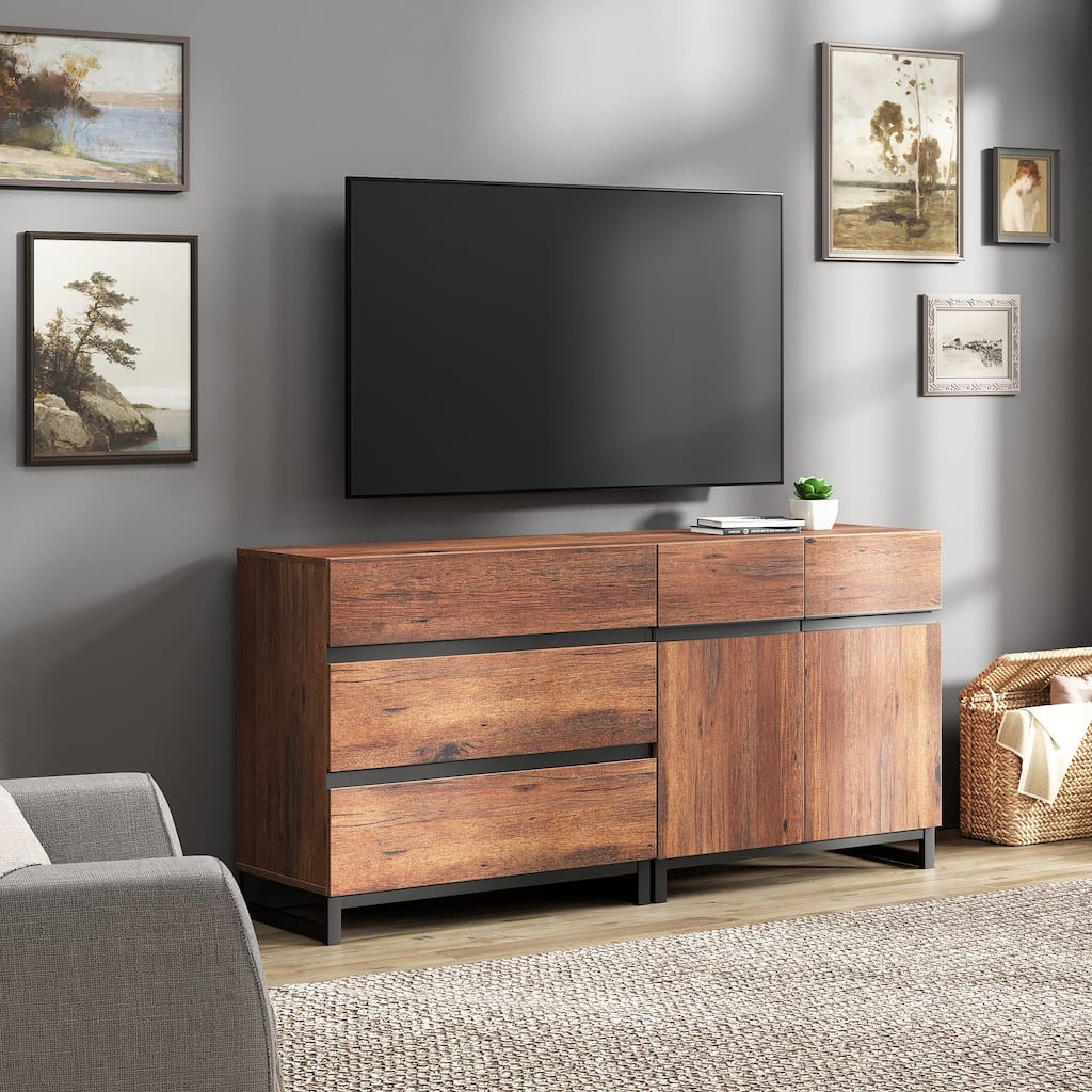 WAMPAT Modern TV Stand for TVs up to 70 inch