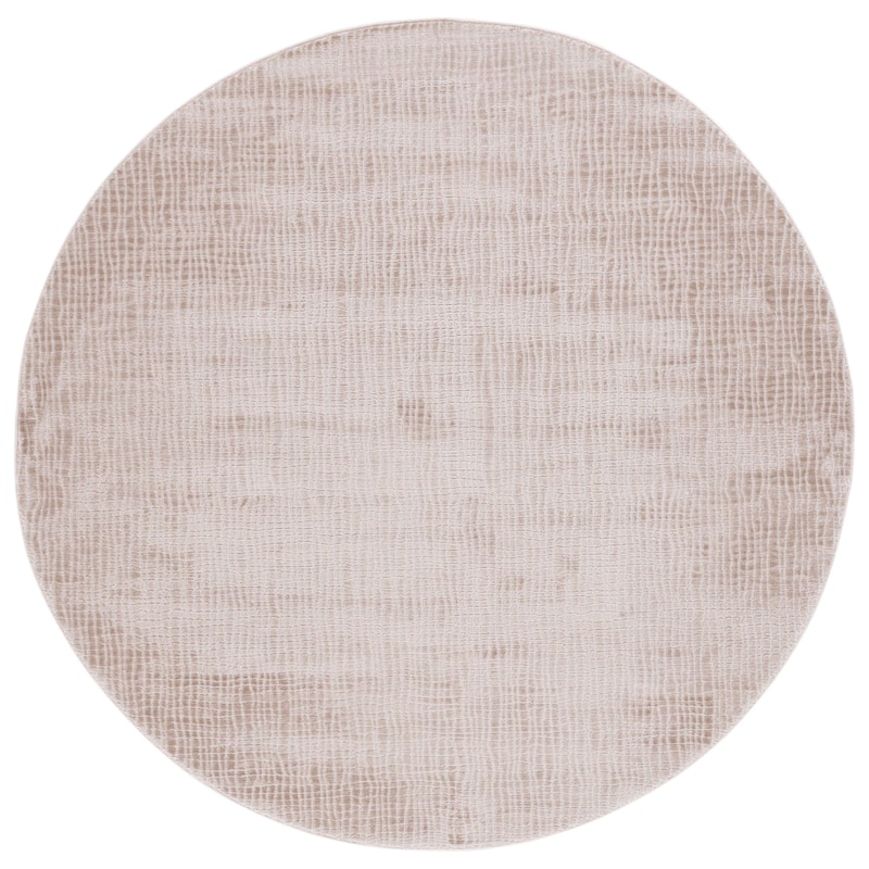 SAFAVIEH Continental Jeltina Modern Rug - 6'7" Round - Beige/Grey