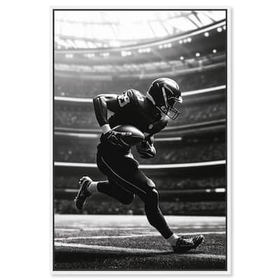 Football Stadium Canvas by Art Remedy