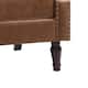 Upholstered Nailhead Trim Armchair Wingback Accent Chairs Set of 2