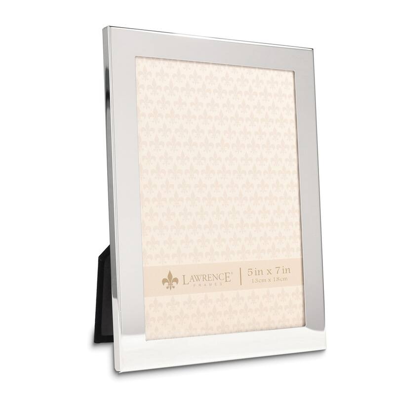 Curata 5x7 Flat Silver-Tone Metal Frame
