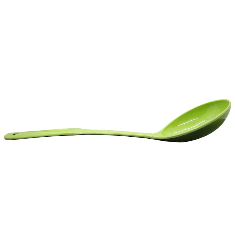 Handy Housewares 12.5" Long Handled Colorful Melamine Basting / Serving Spoon
