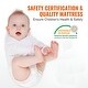 preview thumbnail 4 of 8, White Gel Foam Crib Mattress, Dual-Sided, Waterproof, Breathable - 24x38x3.1 inch