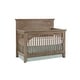 preview thumbnail 1 of 2, Leland 60" Wide Convertible Crib, Sandwash Gray