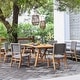 preview thumbnail 1 of 25, Cambridge Casual Zephyr 7-piece Teak Outdoor Dining Set