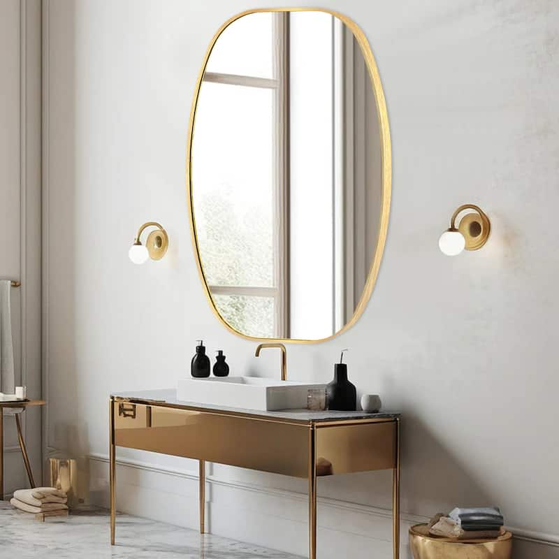 Oval Wall Mirror Bathroom Mirror for Over Sink