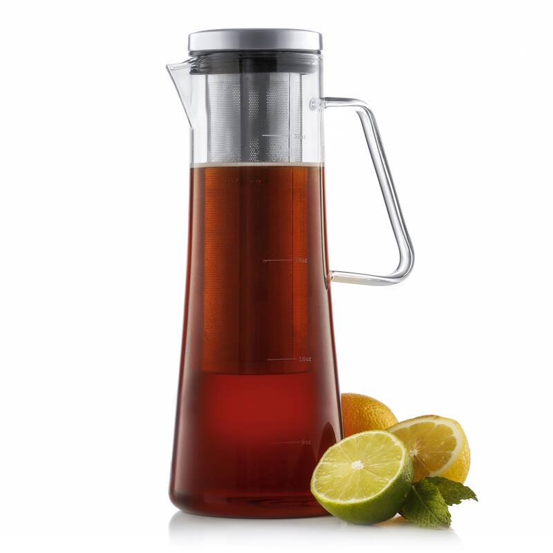 JoyJolt Fresco Cold Brew Coffee Maker, 1 Liter- 32 Ounce Glass Tea Maker