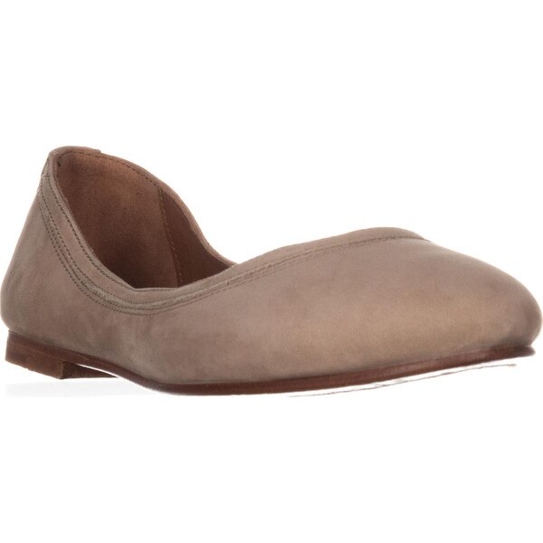 FRYE Carson Ballet Flats, Taupe - 9 us
