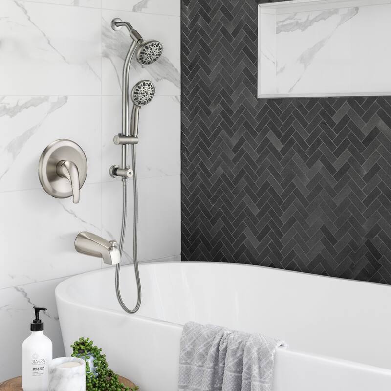 Tool-Free Shower Combo 7-Spray 1.8GPM