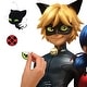 preview thumbnail 4 of 5, Miraculous Tales Of Ladybug And Cat Noir Giant Peel and Stick Wall Decals by RoomMates