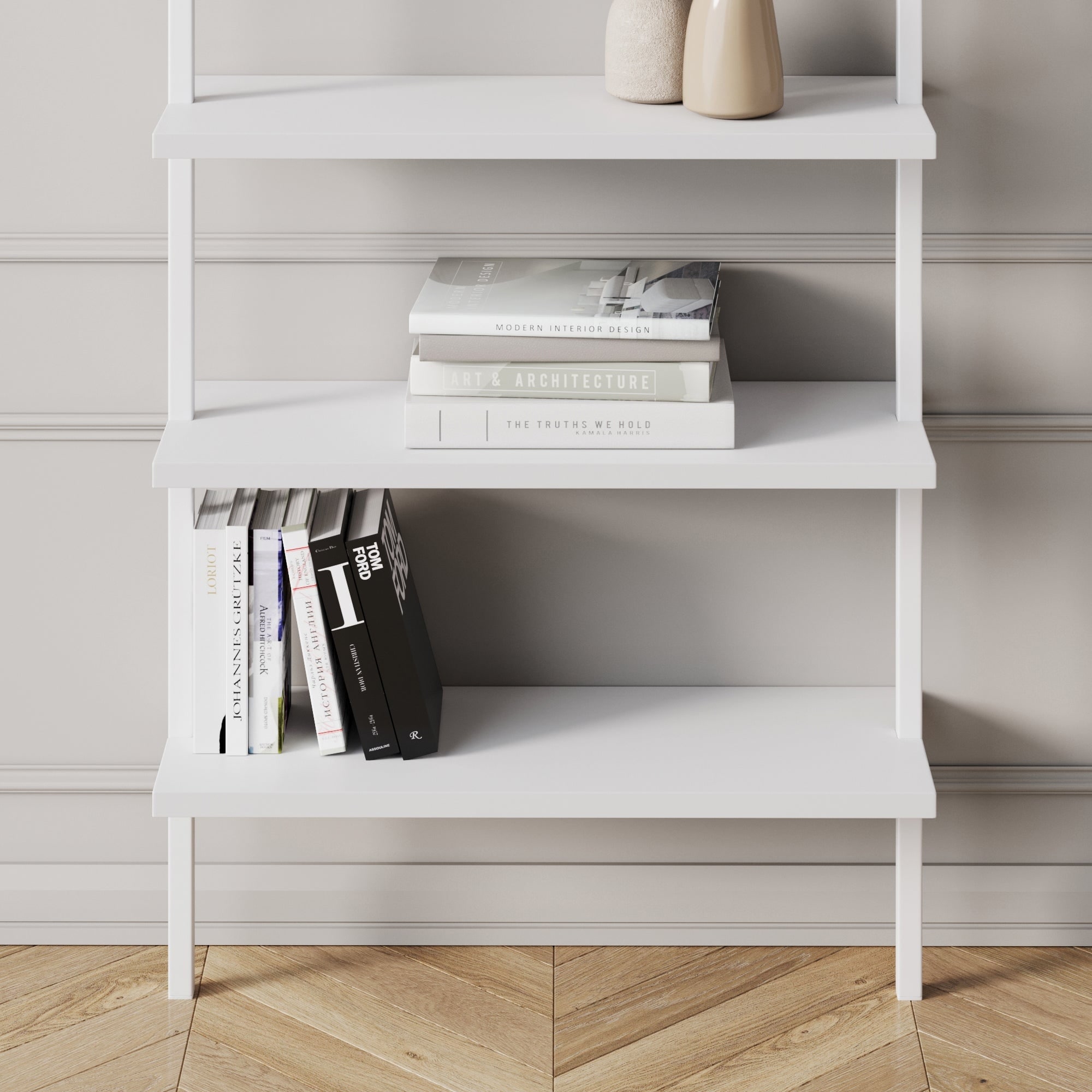 Nathan james 2025 6 shelf bookcase