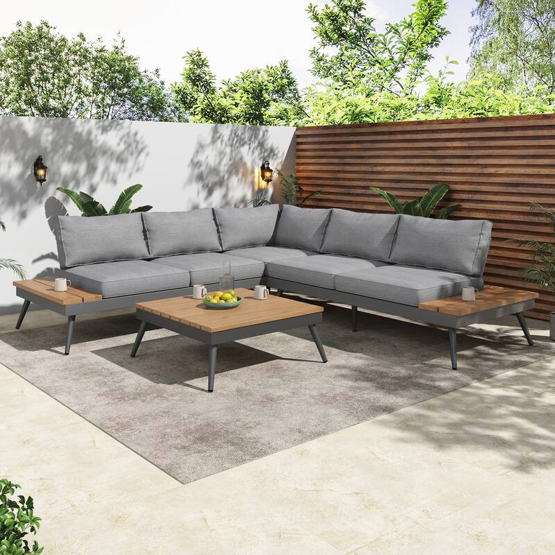 4 - Person Outdoor Seating Group with Cushions