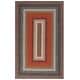 preview thumbnail 4 of 14, SAFAVIEH Handmade Braided Gula Machine Washable Country Rug 5' x 8' - Brown/Rust - Rectangle