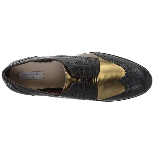 cole haan leather oxford shoes womens