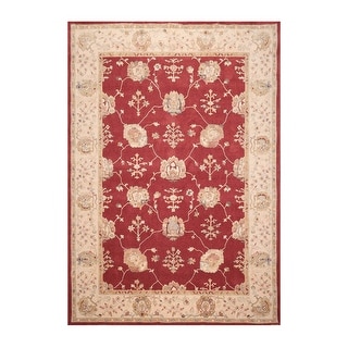 9x12 Machine Made New Zealand Wool Area Rug Rusty Red Color - 8' 2'' x 11' 8''