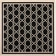 preview thumbnail 118 of 144, SAFAVIEH Courtyard Thomasina Indoor/ Outdoor Waterproof Patio Backyard Rug 6'7" Square - Black/Beige