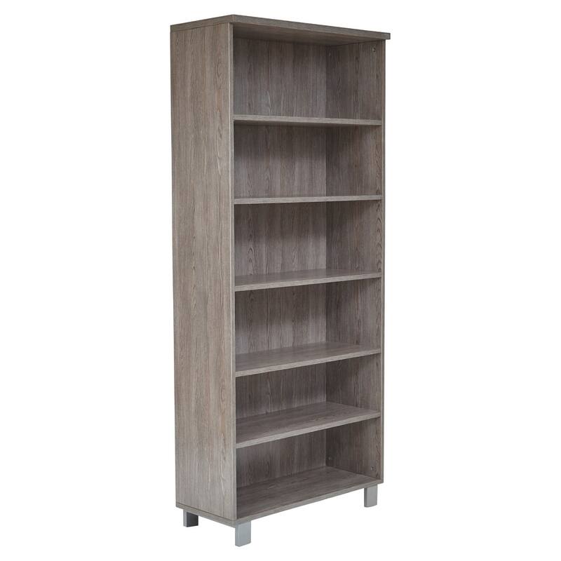 Rye Studio Tivoli Contemporary Open Bookcase with 6 Shelves