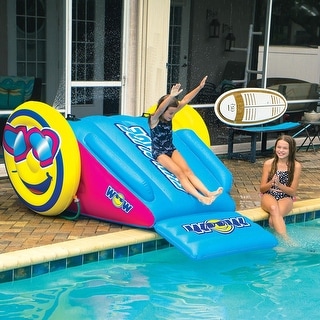 WOW Sports Fun Inflatable Water Slide with Sprinklers for In-Ground ...