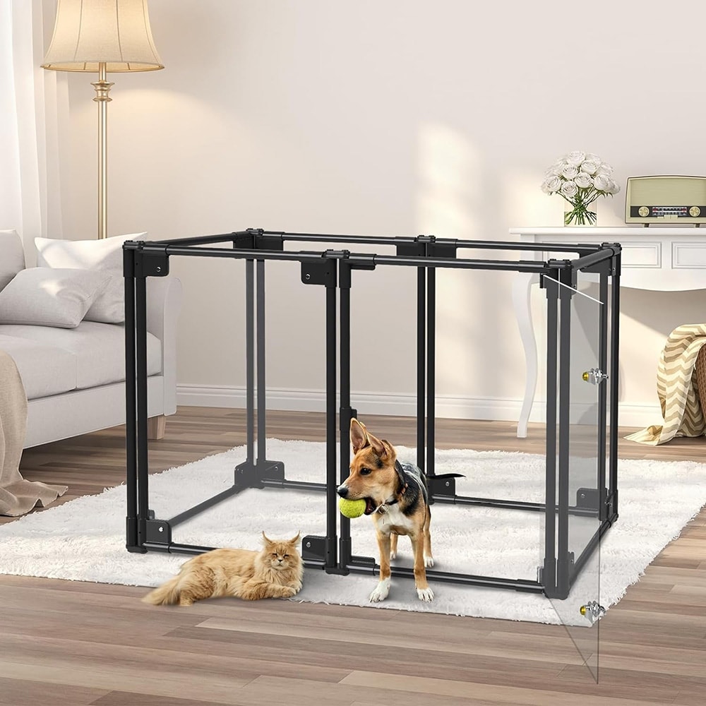 Clear playpen hotsell for dogs