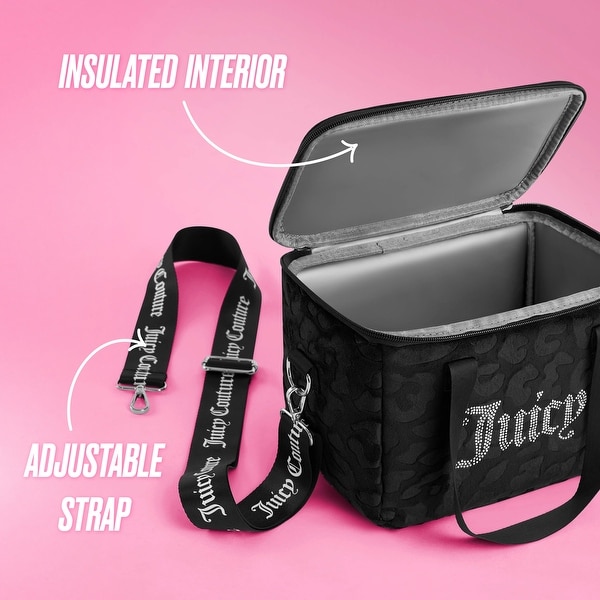Juicy Couture Double Zip Chill Cooler Bag - 9.4