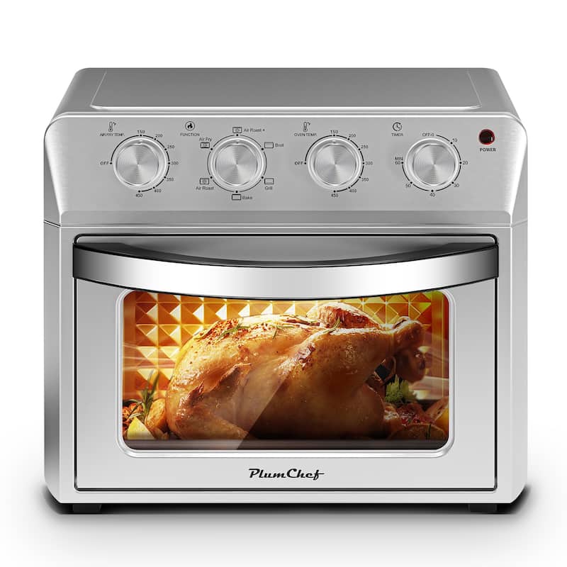 Anmytek 27.5QT Family Size 6-in-1 Countertop Air Fryer Oven - 4 Knob Control, 1600W