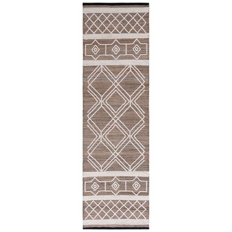 SAFAVIEH Handmade Natural Fiber Aliana Jute & Wool Rug