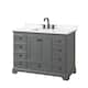 Option Dark Gray / White Quartz Top / Matte Black