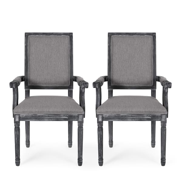Maria French Country Upholstered Dining Chairs by Christopher Knight
