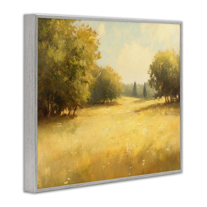 Stupell Calming Countryside Nature Framed Giclee Art Design By Petal Prints Design