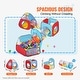 preview thumbnail 3 of 5, VEVOR 5 in 1 Kids Play Tent with Tunnel, Basketball Hoop for Boys, Girls, Red/Yellow/Blue - 5paragraphs