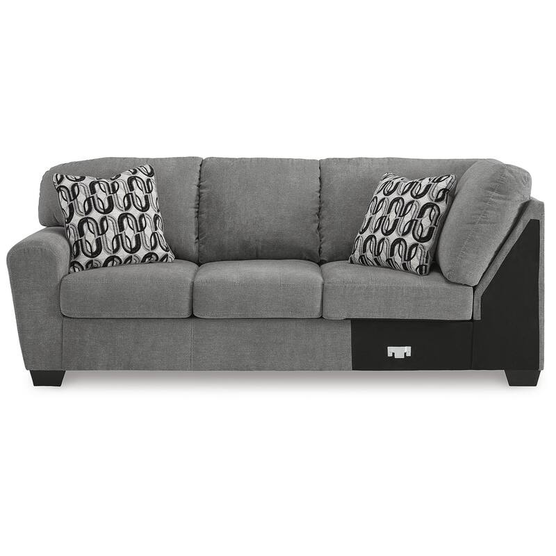 Signature Design by Ashley Birkdale Court Gray 3-Piece Sectional with Chaise
