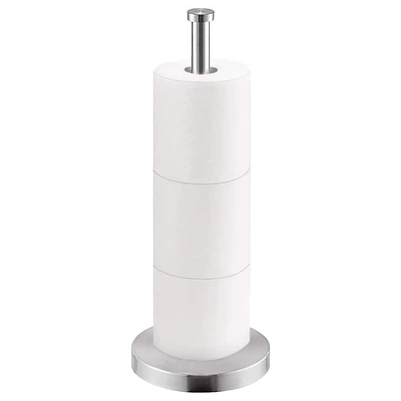 Bath Freestanding Toilet Paper Holder Tissue Roll Storage Stand