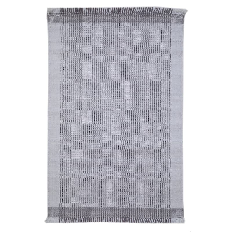 Terra by Obeetee Layla Biella Rug - Straw Stripe - 2' x 3'