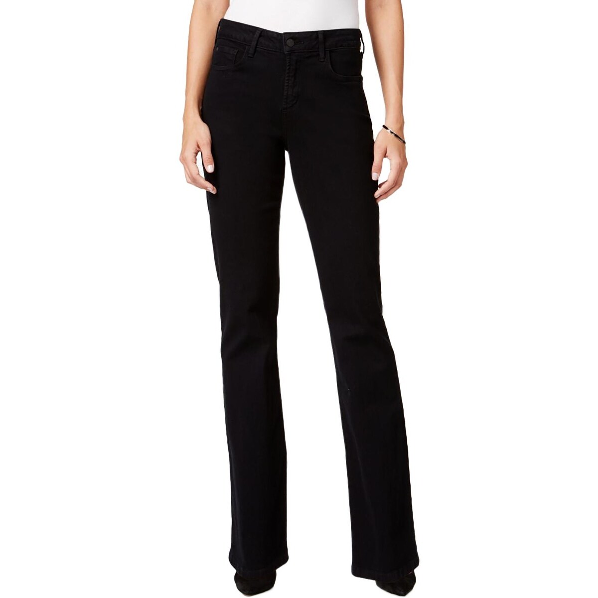 nydj black bootcut jeans