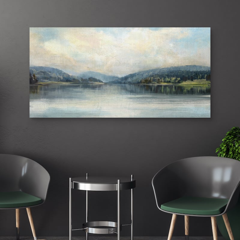 Lakeside Hush by Studio Arts Canvas Art Print