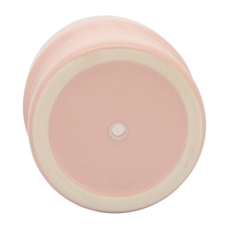 Ceramic Round Speckled Planters Set of 3 - Pink, 7/9/10 in.