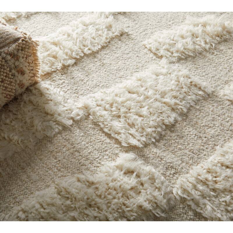 Grand Bazaar Saena Hand Woven Geometric Transitional Area Rug