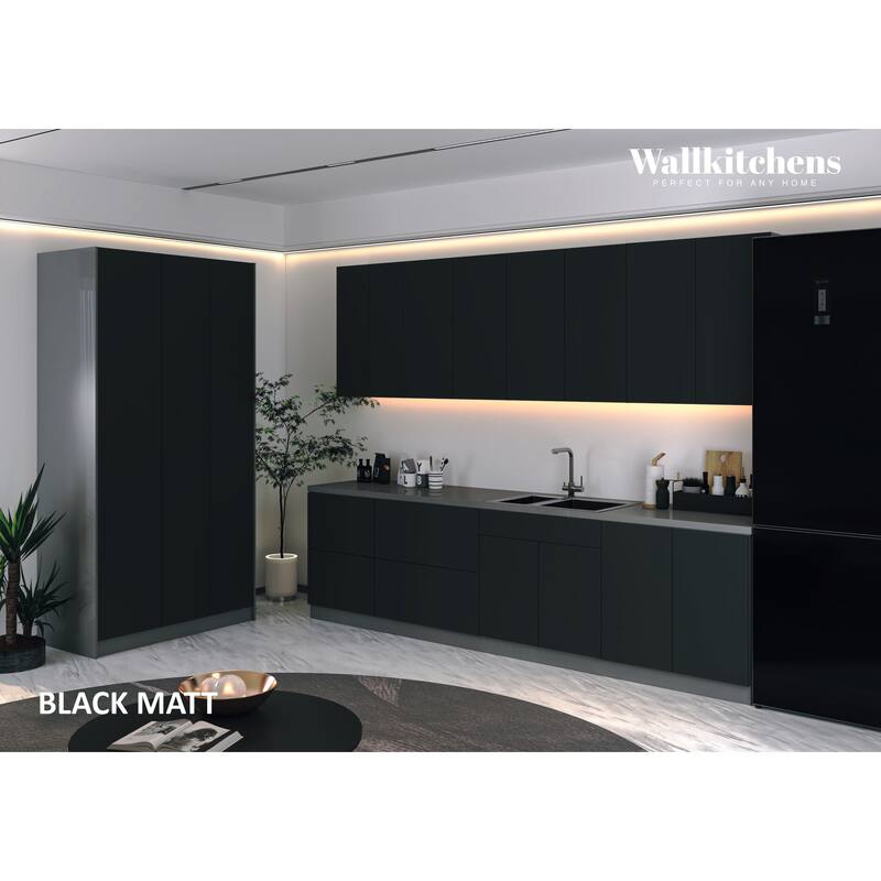 Kitchen Oasis Collection Black Color Base Size 10Ft Wide - 123x50