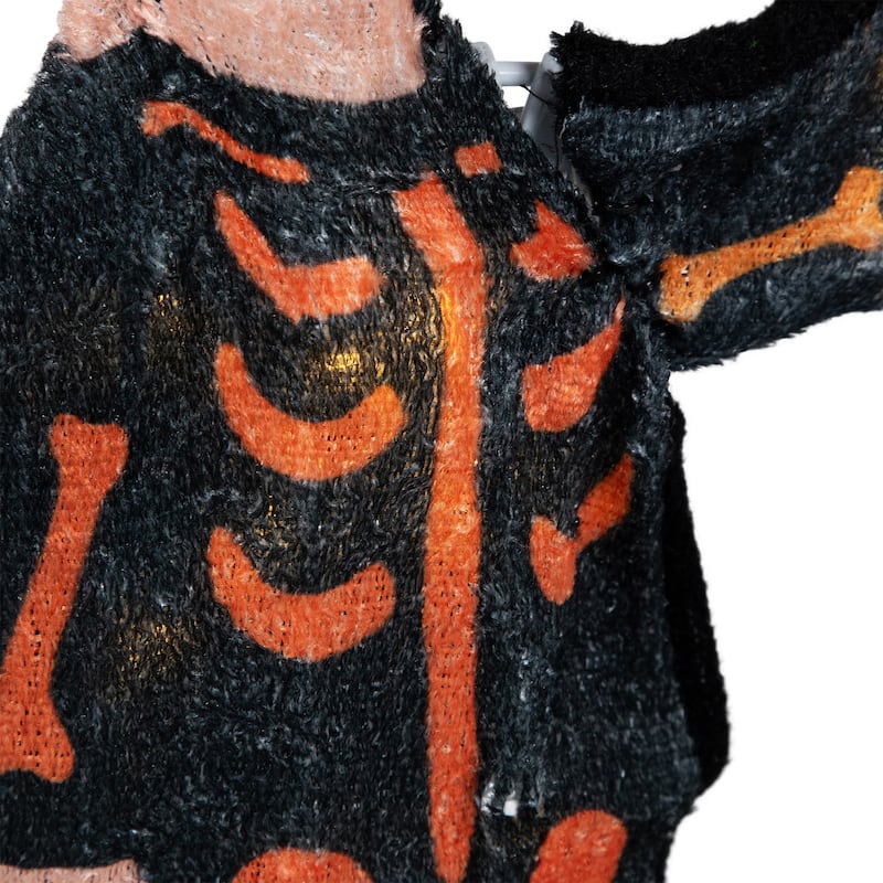 LED Lighted Charlie Brown Bones Outdoor Halloween Yard Decoration - 18"