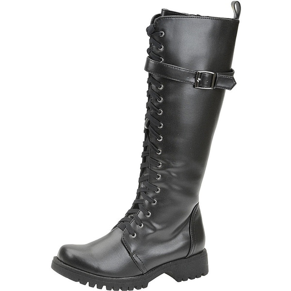 womens knee high steel toe boots