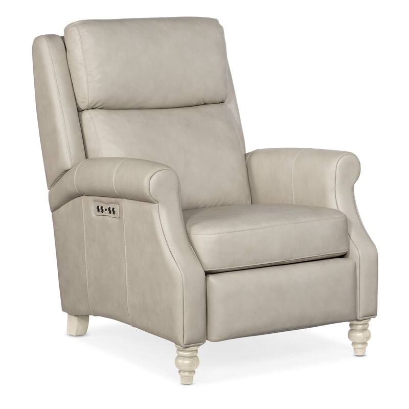 Hooker Furniture RC100-PH 31" Wide Leather Recliner Table - Beige