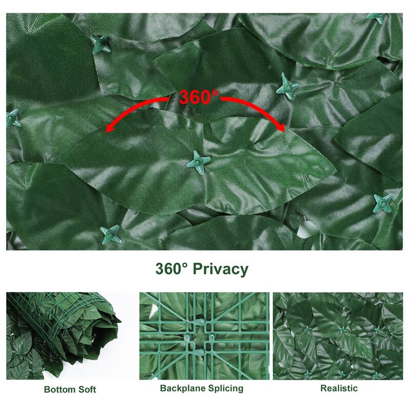 Artifical Ivy Privacy Fence Screen for Balcony Indoor Outdoor Garden Fence Decor
