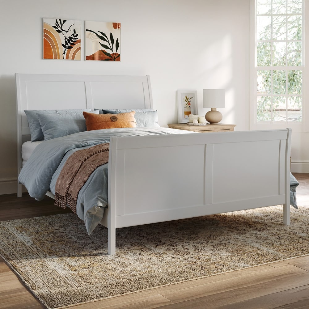 AFI Portland Foundation Bed with Matching Footboard