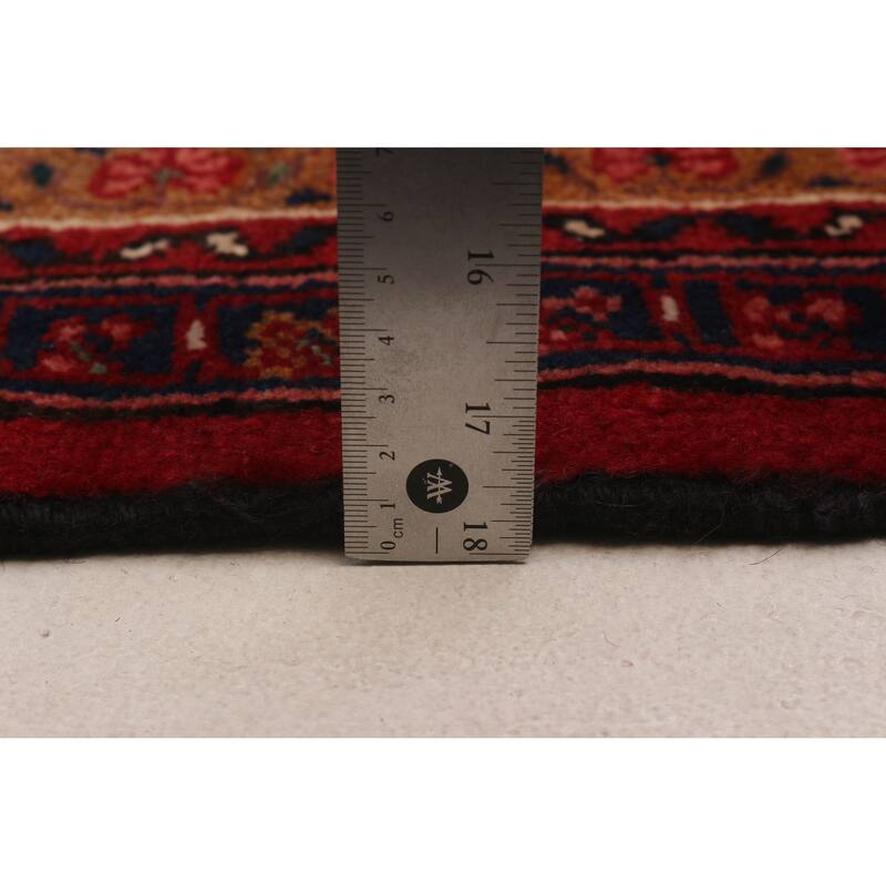 ECARPETGALLERY Hand-knotted Andelz Navy Wool Rug - 3'7 x 10'11