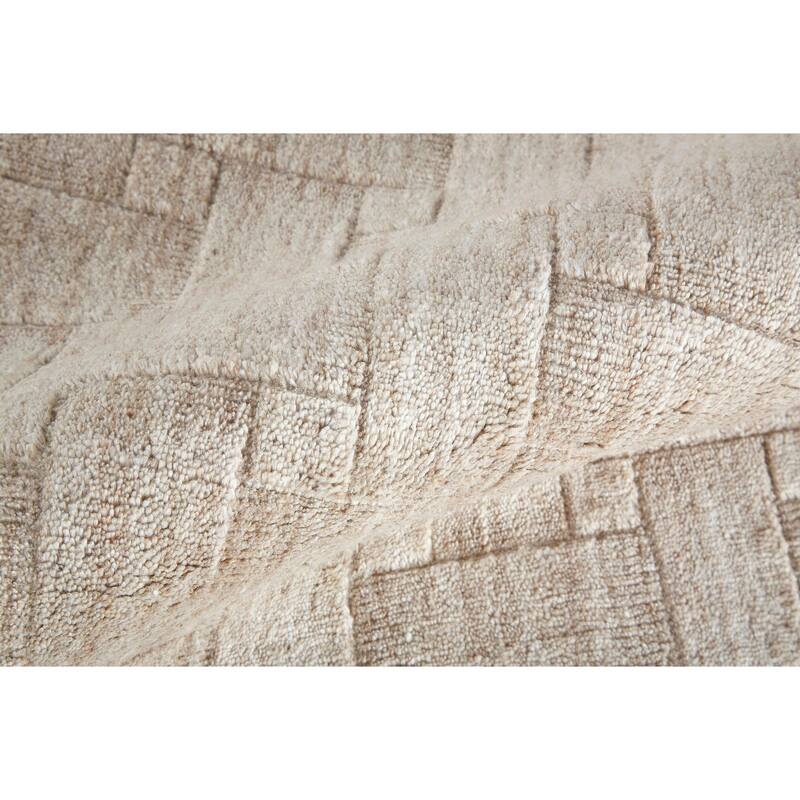 Grand Bazaar Tatem Hand Woven Solid Transitional Area Rug