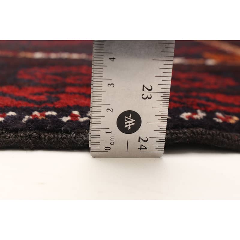 ECARPETGALLERY Hand-knotted Teimani Dark Navy Wool Rug - 3'5 x 6'4