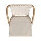preview thumbnail 13 of 23, Tobias Outdoor Rattan and Metal Bistro Dining Chair