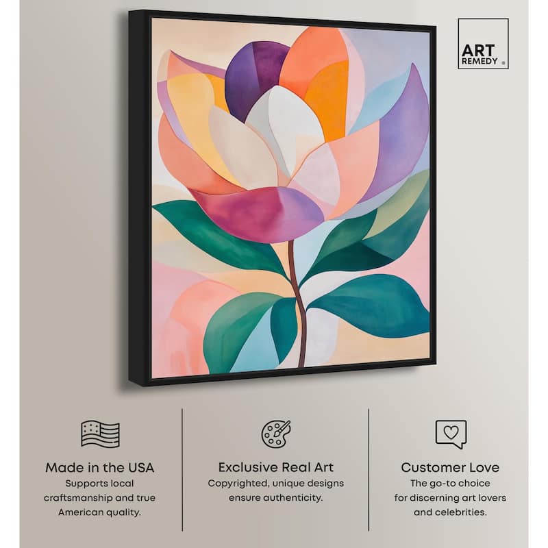 Magnolia in Color II Canvas by Art Remedy