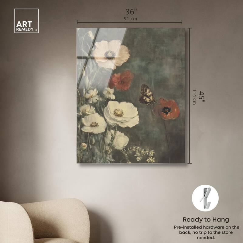 Vintage Botanicals I Acrylic by Art Remedy, Ready to Hang