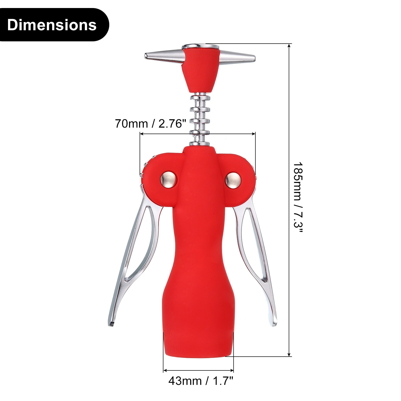 Wing Corkscrew Wine Openers Waiter Corkscrew Built-in Bottle Opener